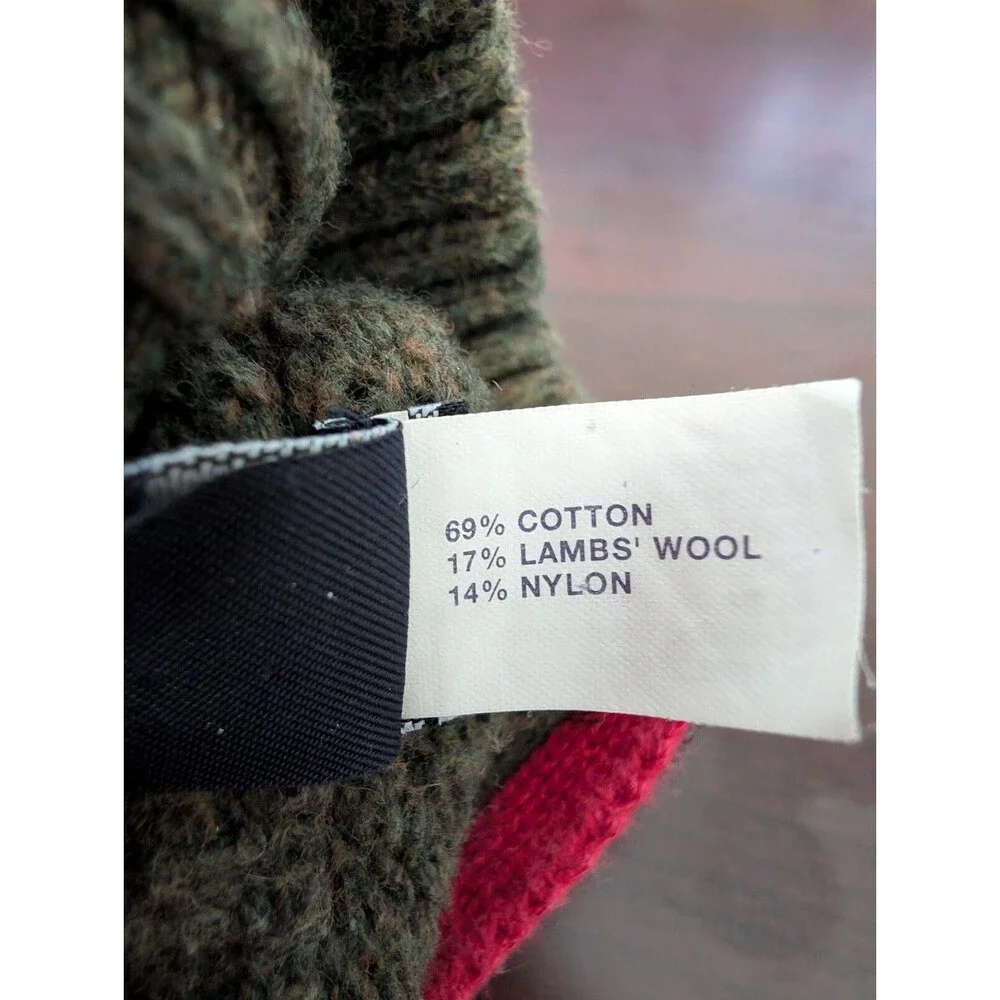 GAP Toddler Half Zip Sweater Wool Blend Olive Green Size 3T Toddler